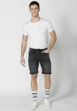 Koroshi Bermuda - Shorts Vaqueros - Black Denim -Jack & Jones Ventas 76da129501c340bba5865d1f444e23f6