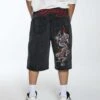 Ed Hardy Battle Dragon - Shorts Vaqueros - Grey