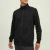 Jack & Jones High Neck Reissverschluss - Sudadera Con Cremallera - Black