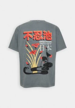BDG Urban Outfitters Shinobazuno Pond Unisex - Camiseta Estampada - Washed Black -Jack & Jones Ventas 7c7b94e6a5ad42c7b8014ffcc0fffbaf