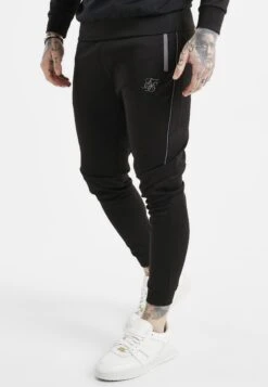 SikSilk Panelled Joggers - Pantalones Deportivos - Black -Jack & Jones Ventas 7d58e1434ea84a8bbe135379888160a0