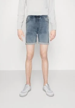 Jack & Jones Jjirick Jjicon Elast - Shorts Vaqueros - Blue Denim