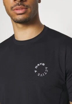 7 Days Active Training Tee - Camiseta Básica - Black -Jack & Jones Ventas 827788f4621d4f758407ecbc8ddaf66a