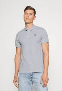 Lyle & Scott Plain- Polo - Light Grey Marl