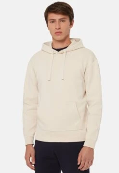 B Tech In Technical Cotton - Jersey Con Capucha - Beige