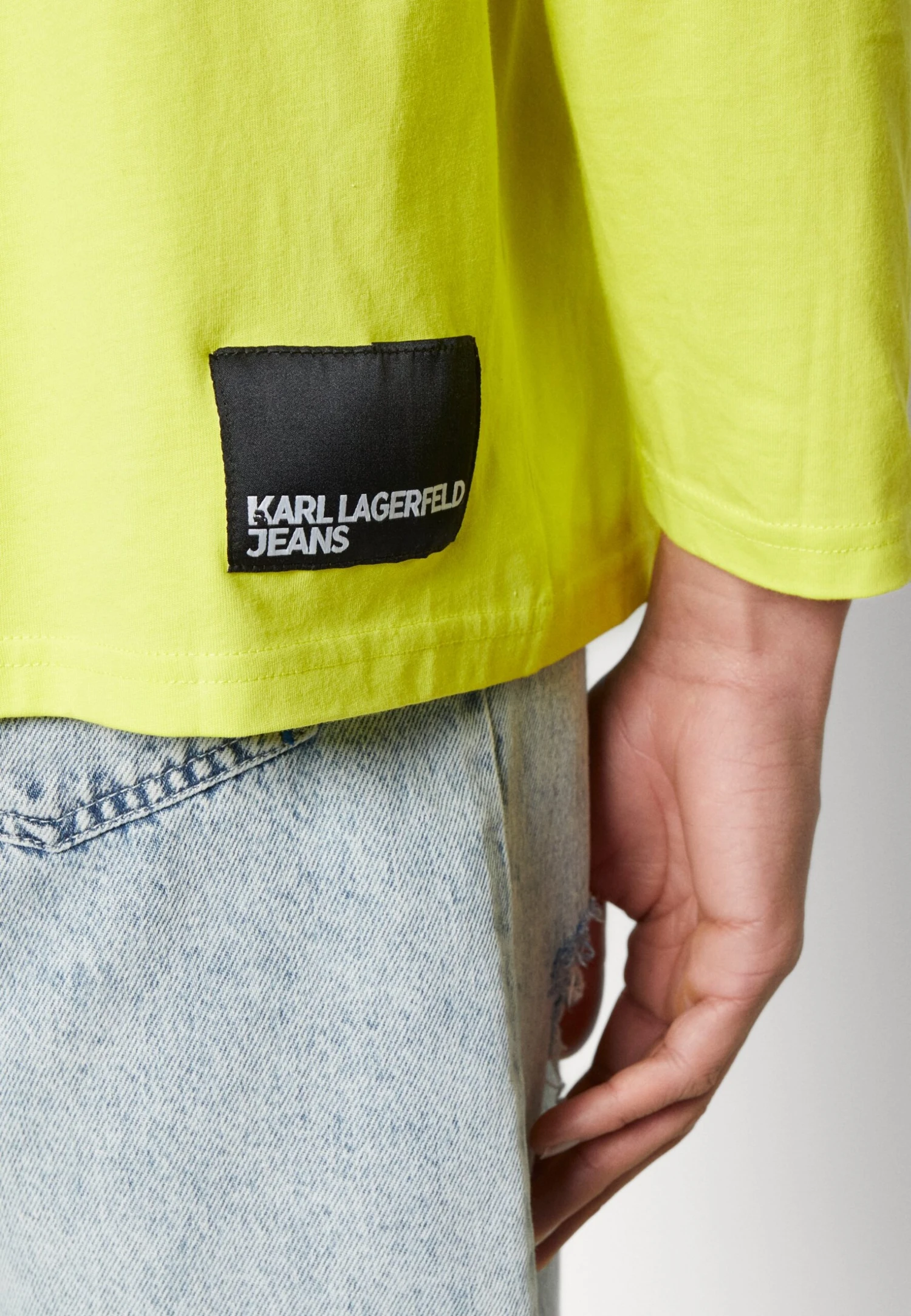 Karl Lagerfeld Jeans Relaxed Long Sleeve Tee - Camiseta De Manga Larga - Sulphur Spring 7 Karl Lagerfeld Jeans Relaxed Long Sleeve Tee - Camiseta De Manga Larga - Sulphur Spring - Imagen 7