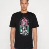Jack & Jones Jorafterlife Tee Ss Crew Neck Sn - Camiseta Estampada - Black