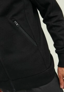Jack & Jones High Neck Reissverschluss - Sudadera Con Cremallera - Black -Jack & Jones Ventas 87a7285ff88d45c3b36127185a83b017