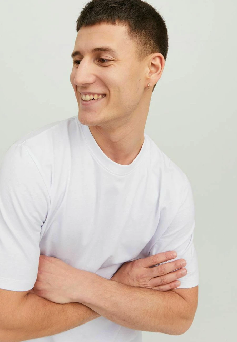 JACK&JONES Premium Dehnbares - Camiseta Básica - White 4 JACK&JONES Premium Dehnbares - Camiseta Básica - White - Imagen 4