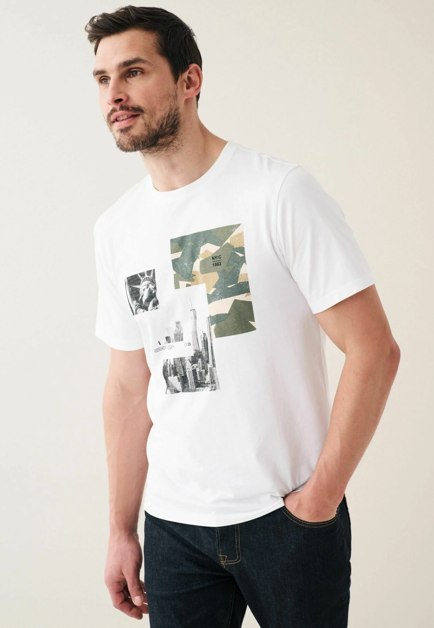 Next Graphic 3 Pack - Camiseta Estampada - White Camo 1 Next Graphic 3 Pack - Camiseta Estampada - White Camo