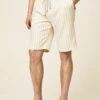 Hackett London Wide Stripe - Shorts - Ecru