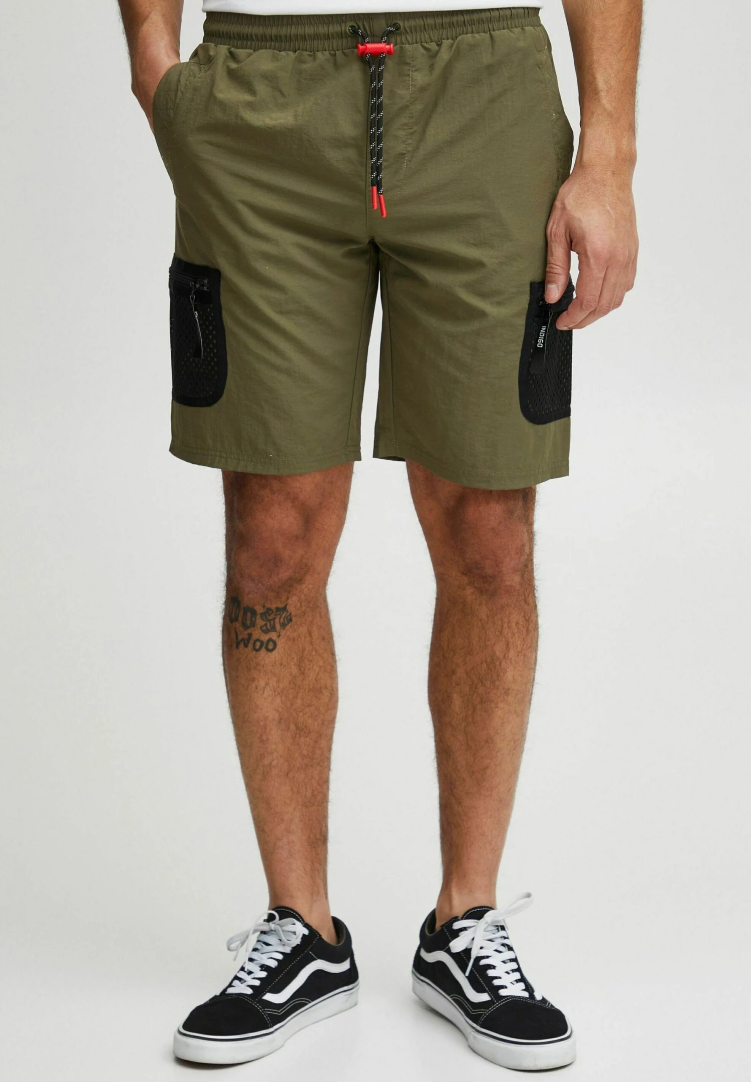 Indicode Jeans Idpeter - Shorts - Army 1 Indicode Jeans Idpeter - Shorts - Army