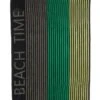Toalla Playa Time - Toalla De Playa - Black Dark Green Dark Yellow