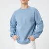 Koton Crew Neck Seam Detailed Raglan Sleeve - Sudadera - Blue