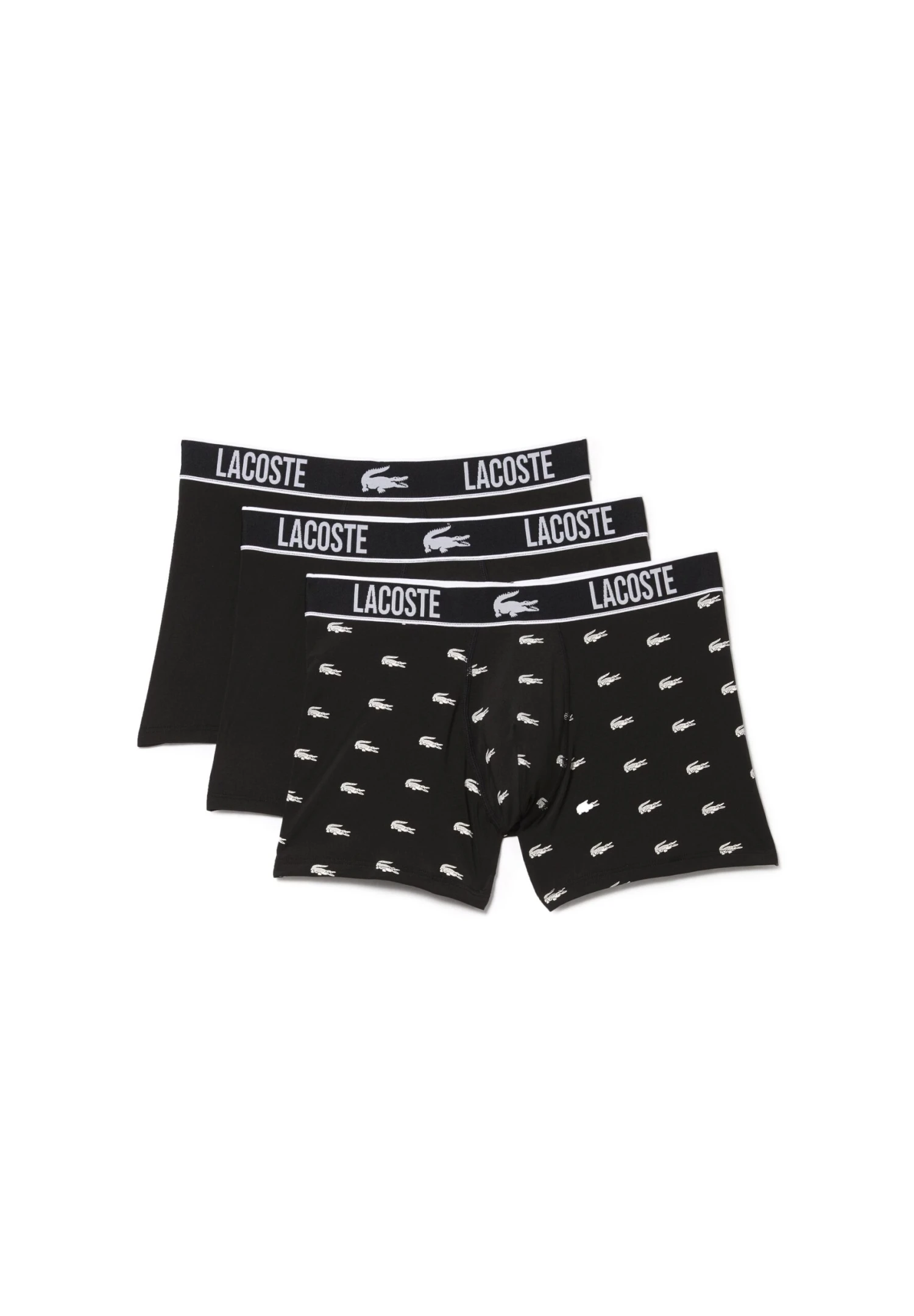 Lacoste 3 Pack - Culotte - Noir Noir Blanc 1 Lacoste 3 Pack - Culotte - Noir Noir Blanc