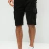 Threadbare Bute - Shorts - Black