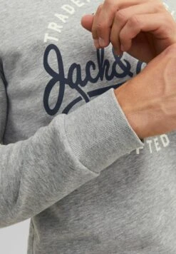 Jack & Jones Jjmikk Crew Neck - Sudadera - Light Grey Melange -Jack & Jones Ventas 983a4327238f4095a1e1426457fdfff1
