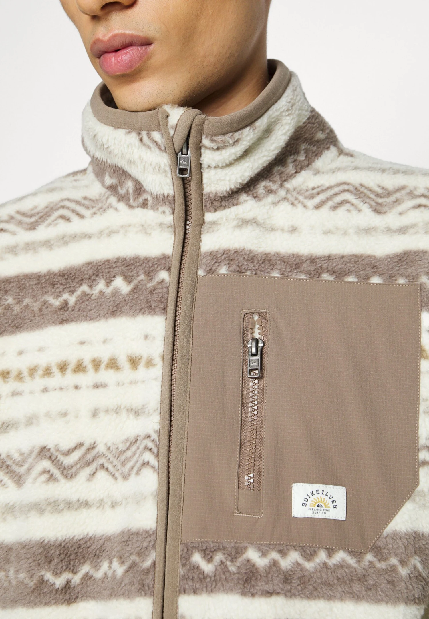 Quiksilver Clean Coasts- Forro Polar - Birch Playa Mesa 8 Quiksilver Clean Coasts- Forro Polar - Birch Playa Mesa - Imagen 8