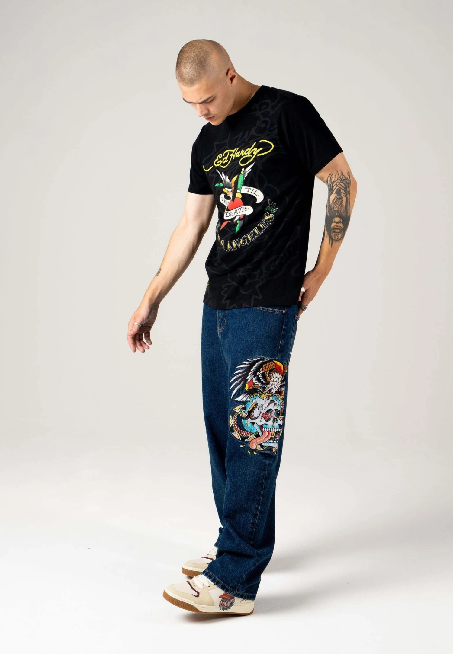 Ed Hardy True-Till-La - Camiseta Estampada - Black 5 Ed Hardy True-Till-La - Camiseta Estampada - Black - Imagen 5