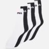 Fila Crew Tennis 6 Pack - Calcetines - Black/White