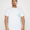 Plus Spray Tee - Camiseta Estampada - Bright White
