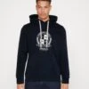 Jack & Jones Jorneukolln Crest Hood - Jersey Con Capucha - Navy Blazer