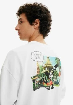 Desigual Disney'S Mickey Mouse - Sudadera - White -Jack & Jones Ventas af97f0e26668422aabbbbb1dc82d9803