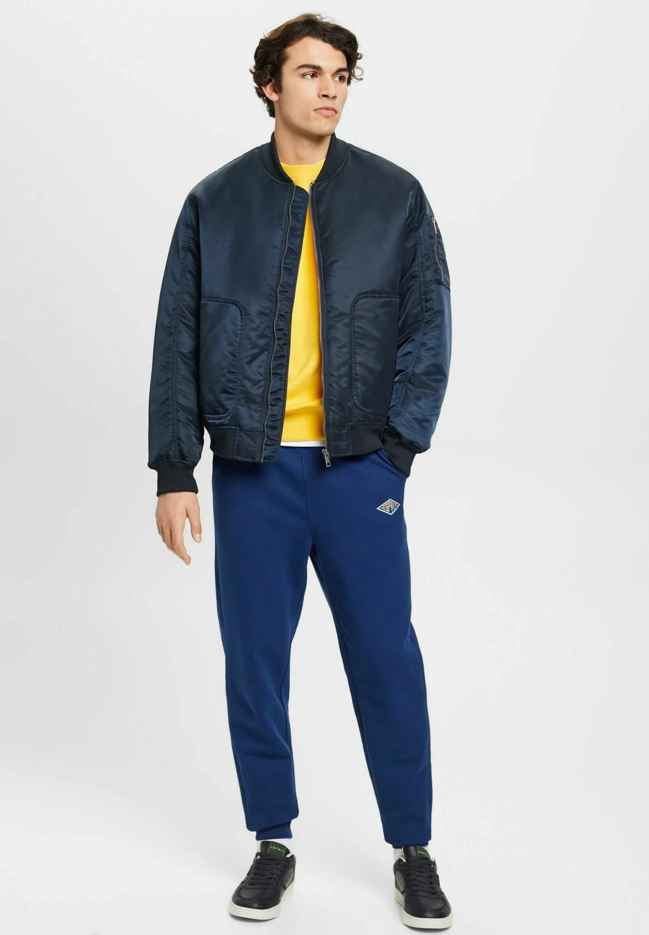 ESPRIT Jogging Mit Logoprint - Pantalones Deportivos - Ink 2 ESPRIT Jogging Mit Logoprint - Pantalones Deportivos - Ink - Imagen 2