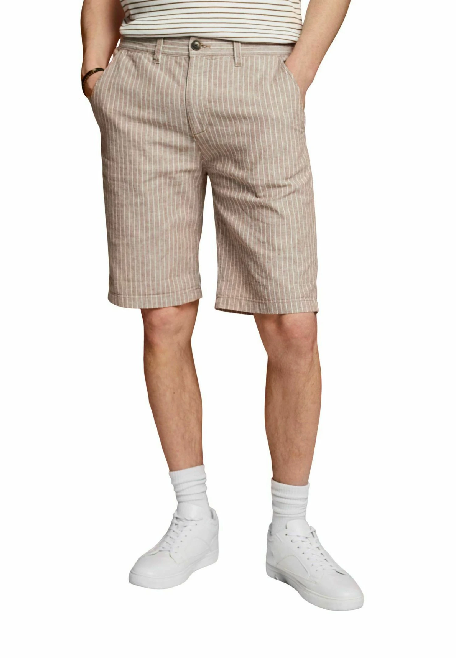 ESPRIT Gestreifte- Shorts - Beige 1 ESPRIT Gestreifte- Shorts - Beige