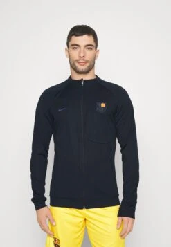 Nike Performance Fc Barcelona Academy Print Anthem - Chaqueta De Entrenamiento - Dark Obsidian/Obsidian
