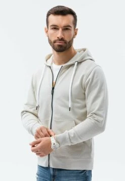 Sudadera Con Cremallera - Grey