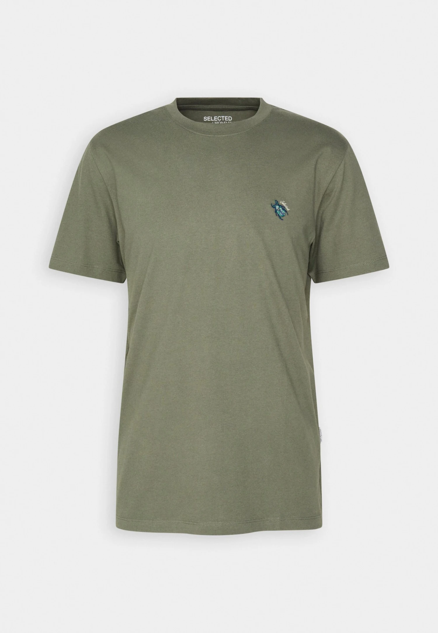 Selected Homme Slhrick O-Neck Tee - Camiseta Básica - Agave Green 4 Selected Homme Slhrick O-Neck Tee - Camiseta Básica - Agave Green - Imagen 4