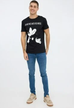 Mickey - Camiseta Estampada - Black -Jack & Jones Ventas bb02caa85bf449b1be280b5254d1dd74