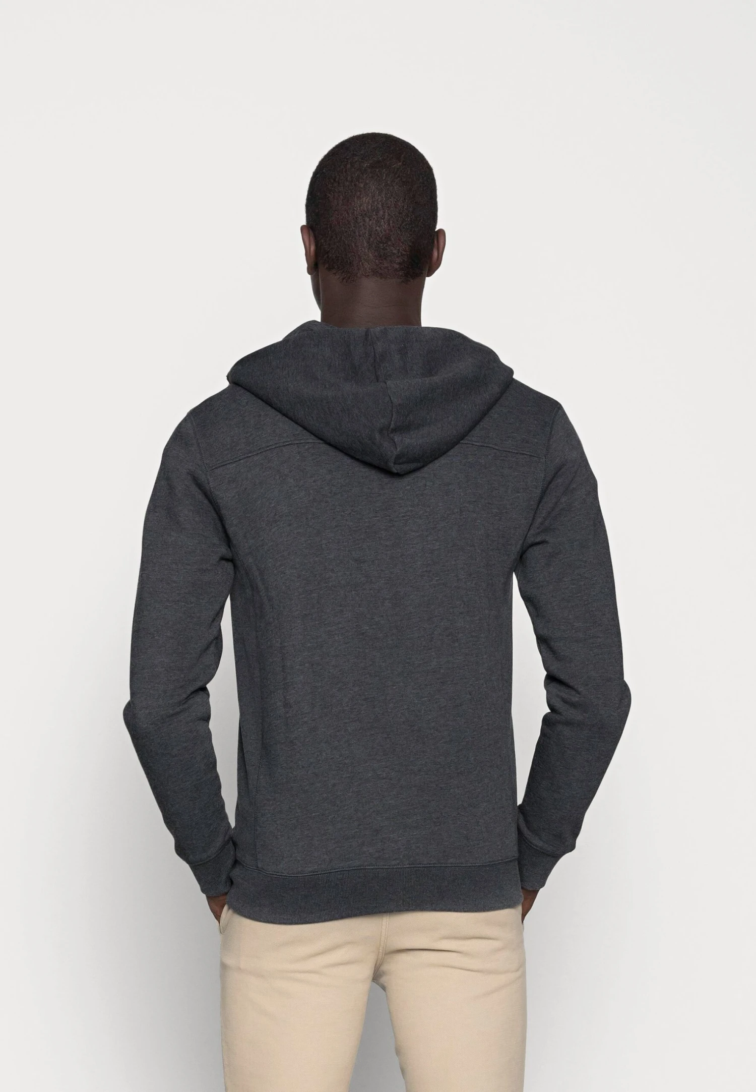 Indicode Jeans Quinby - Sudadera Con Cremallera - Charcoal Mix 3 Indicode Jeans Quinby - Sudadera Con Cremallera - Charcoal Mix - Imagen 3