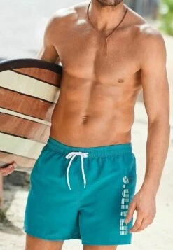 S.Oliver Kurzes Bein Schöne Ta - Bañador - Petrol