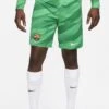 Nike Performance Dri-Fit Football F.C. Barcelona - Pantalón Corto De Deporte - Stadium Green Malachite White