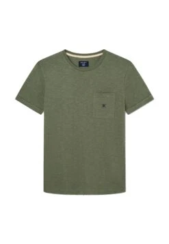 Hackett London Pocket Tee - Camiseta Básica - Olive -Jack & Jones Ventas c48a613d8512477480fd75ea3fdc2cd7