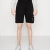 BRAVE SOUL Murray - Shorts - Jet Black/Optic White