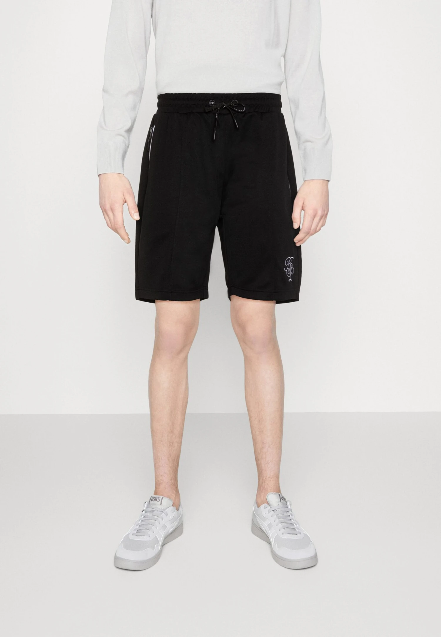 BRAVE SOUL Murray - Shorts - Jet Black/Optic White 1 BRAVE SOUL Murray - Shorts - Jet Black/Optic White