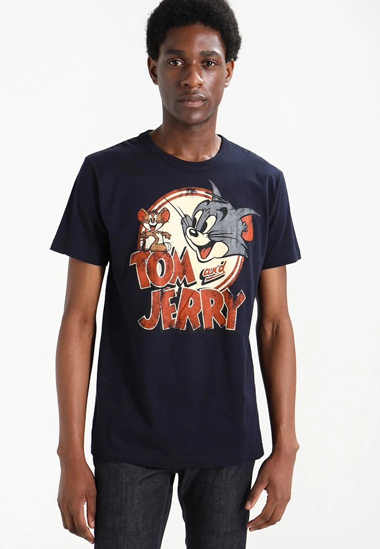 Logoshirt Tom And Jerry Logo - Camiseta Estampada - Dunkelblau 1 Logoshirt Tom And Jerry Logo - Camiseta Estampada - Dunkelblau