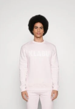 Crew Neck - Sudadera - Light Pink/White