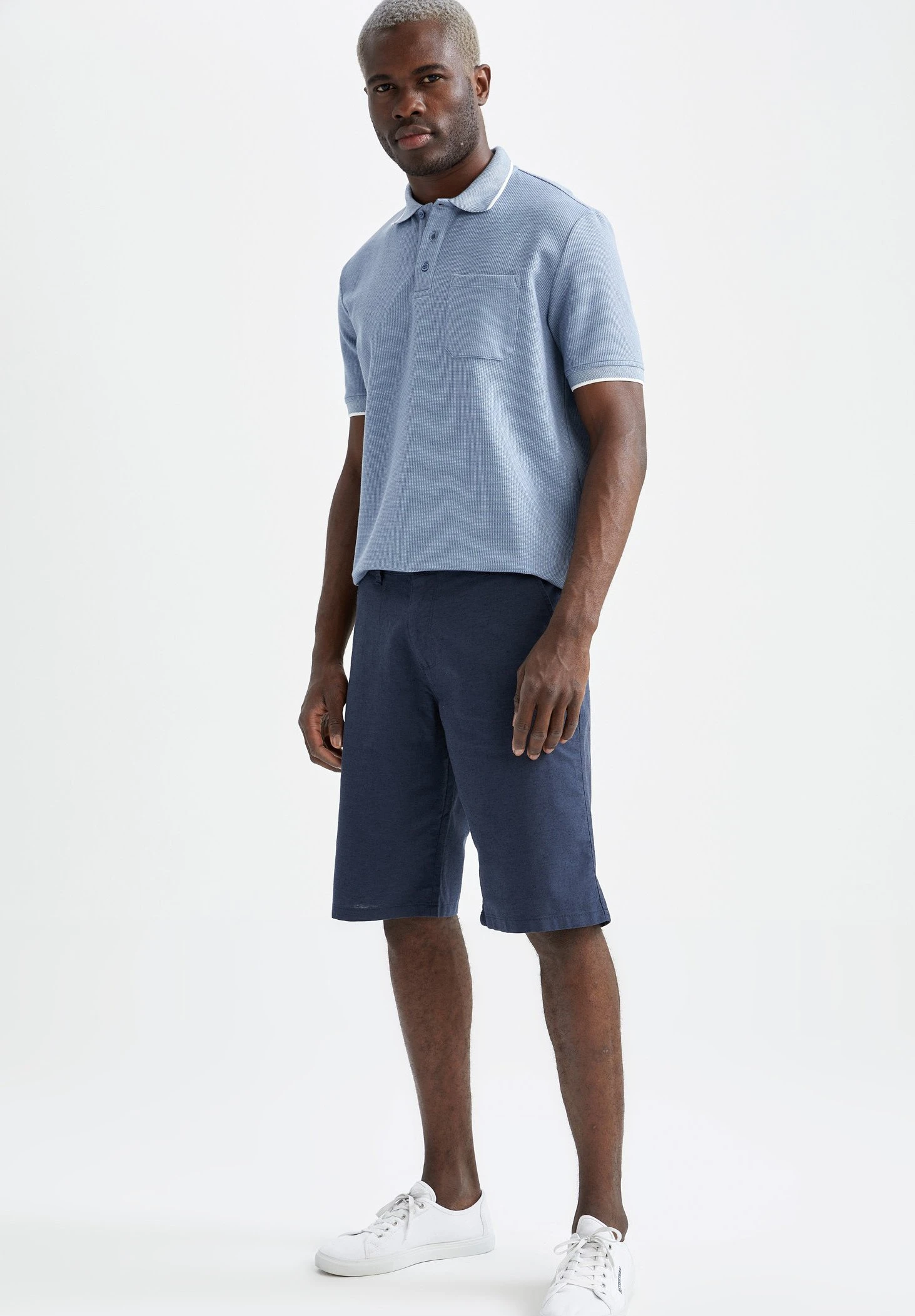 DeFacto Regular Fit - Polo - Blue 2 DeFacto Regular Fit - Polo - Blue - Imagen 2