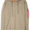 Alpha Industries Con Cappuccio - Jersey Con Capucha - Beige