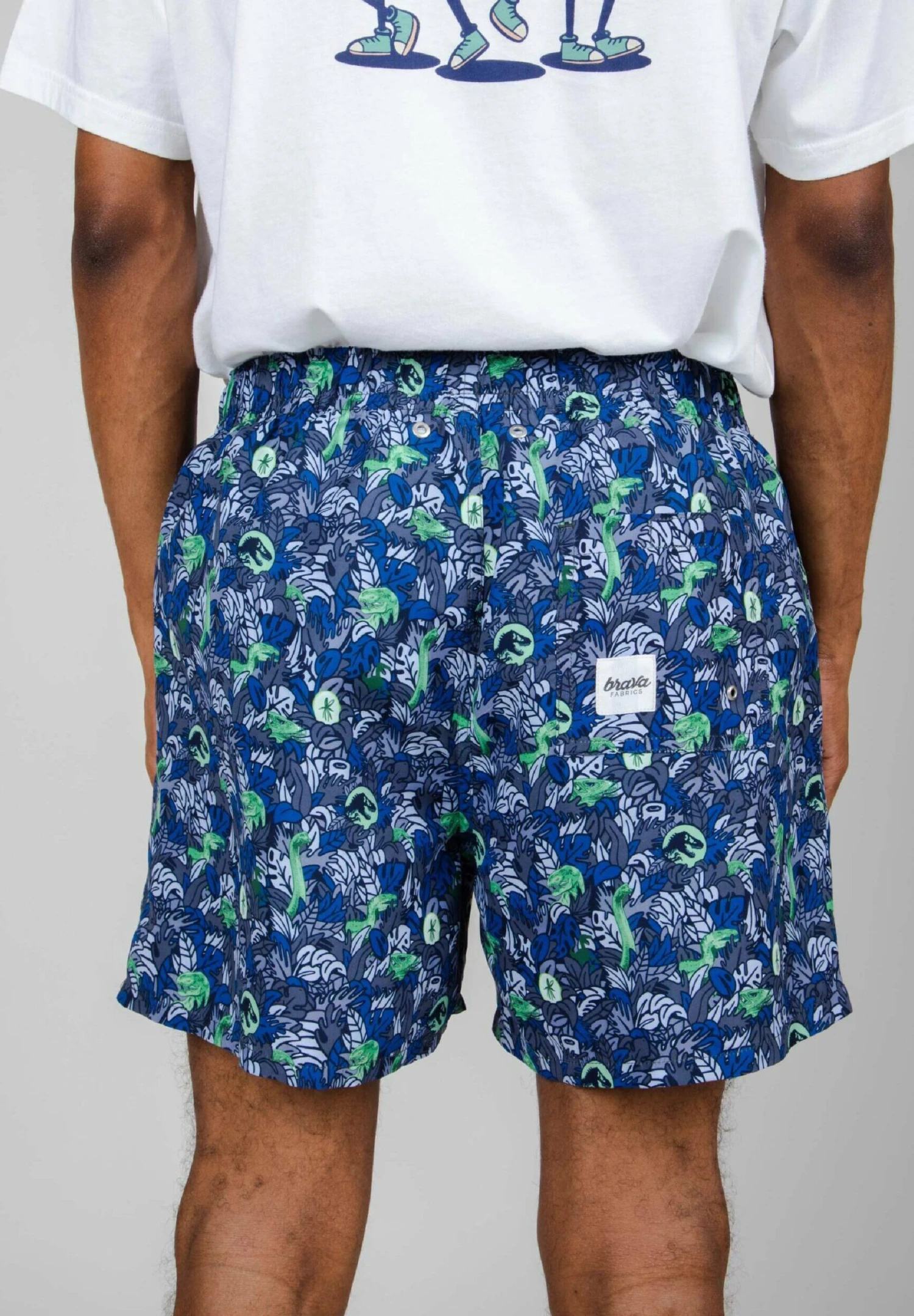 Brava Fabrics Jurassic Park Isla Nublar - Bañador - Blue 3 Brava Fabrics Jurassic Park Isla Nublar - Bañador - Blue - Imagen 3