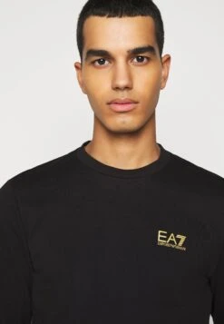 EA7 Emporio Armani Sudadera - Black / Gold -Jack & Jones Ventas d3778a6de9e1491a9f0d2ef626dd81c8