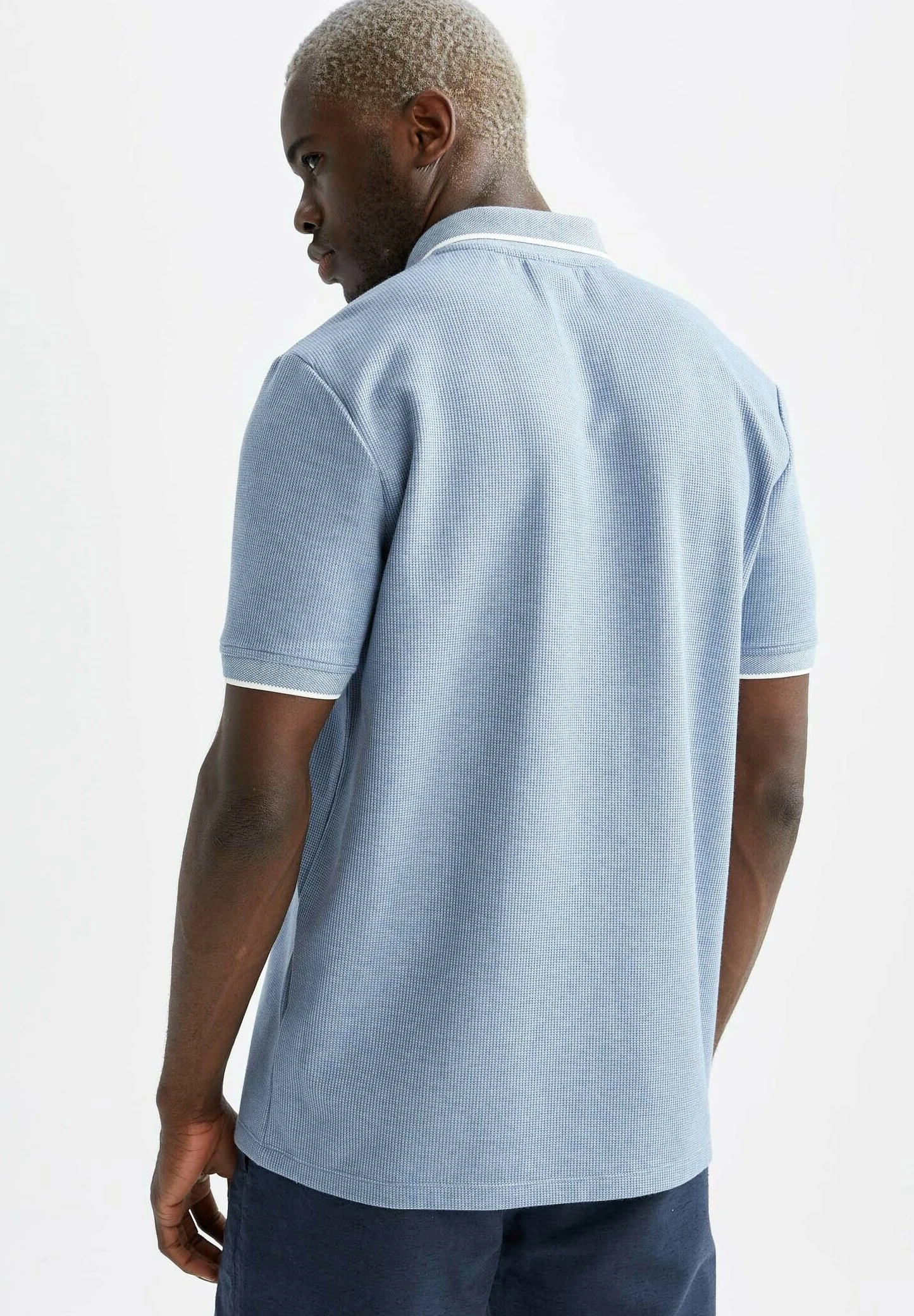 DeFacto Regular Fit - Polo - Blue 3 DeFacto Regular Fit - Polo - Blue - Imagen 3