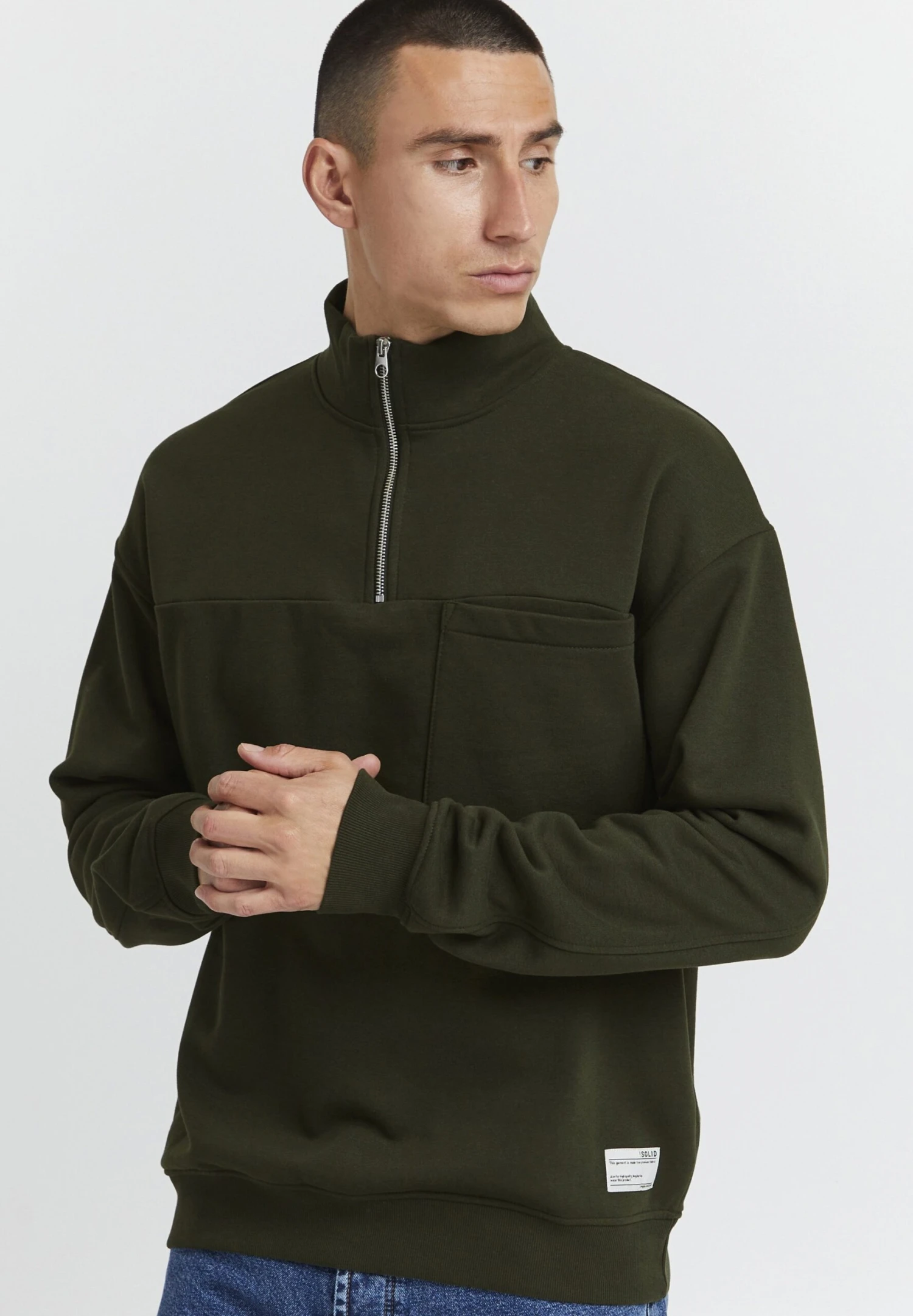 Solid Sdmason Halfzip Sw - Sudadera - Rosin 1 Solid Sdmason Halfzip Sw - Sudadera - Rosin