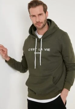 Jersey Con Capucha - Khaki -Jack & Jones Ventas d7c36ae0b5894d38845bddb66478e211