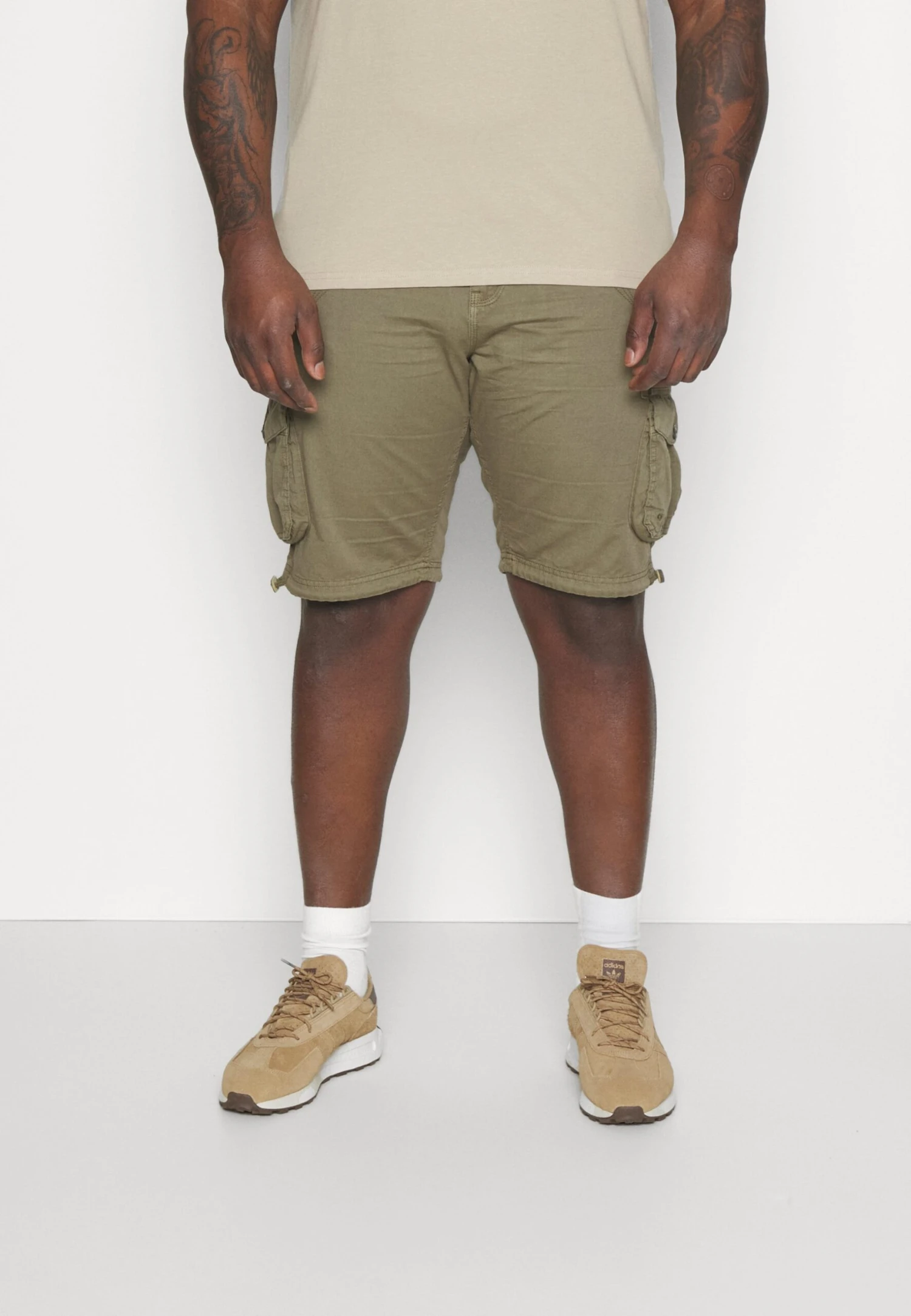 BRAVE SOUL Georgek - Shorts - Khaki 1 BRAVE SOUL Georgek - Shorts - Khaki