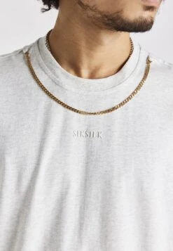SikSilk Oversized Chain- Camiseta Estampada - Snow Marl 9 SikSilk Oversized Chain- Camiseta Estampada - Snow Marl -Jack & Jones Ventas da5c3222e569421b8f97c42e3049bf8a
